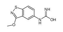 (3-methoxy-1,2-benzothiazol-5-yl)urea Structure