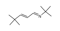 (E)-N-((E)-4,4-dimethylpent-2-en-1-ylidene)-2-methylpropan-2-amine Structure