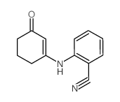 2-[(3-氧代-1-环己烯-1-基)氨基]苯甲腈结构式