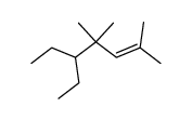 5-ethyl-2,4,4-trimethyl-hept-2-ene结构式