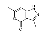 3,6-dimethylpyrano[4,3-c]pyrazol-4(1H)-one Structure