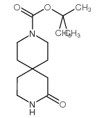 8-氧代-3,9-二氮杂螺[5.5]十一烷-3-羧酸叔丁酯结构式