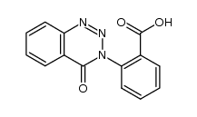 2-(4-oxo-4H-benzo[d][1,2,3]triazin-3-yl)-benzoic acid Structure