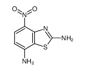 2,7-Benzothiazolediamine,4-nitro-(9CI)结构式