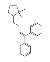 (4-(2,2-dimethylcyclopentyl)but-1-ene-1,1-diyl)dibenzene结构式