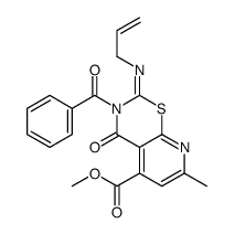 methyl 3-benzoyl-7-methyl-4-oxo-2-prop-2-enyliminopyrido[3,2-e][1,3]thiazine-5-carboxylate Structure