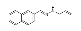 1-allyl-2-(naphthalen-2-ylmethylene)hydrazine Structure