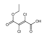 (E)-2,3-dichloro-4-ethoxy-4-oxobut-2-enoic acid Structure