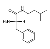 L-phenylalanylamido(3-methyl)butane Structure