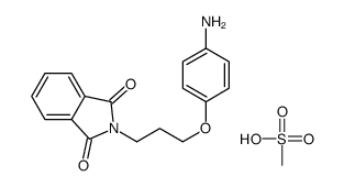 2-[3-(4-aminophenoxy)propyl]isoindole-1,3-dione,methanesulfonic acid Structure
