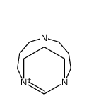 5-methyl-1,5-diaza-9-azoniabicyclo[7.3.1]tridec-9(13)-ene结构式