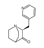 (2S)-2-((3-pyridinyl)methyl)-1-azabicyclo[2.2.2]octan-3-one Structure