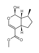 (1R,4aS,7S,7aR)-methyl 1-hydroxy-7-methyl-1,4a,5,6,7,7a-hexahydrocyclopenta[c]pyran-4-carboxylate结构式