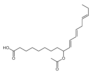 9-acetyloxyoctadeca-10,12,15-trienoic acid结构式