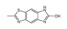 5H-Imidazo[4,5-f]benzothiazol-6-ol,2-methyl-(6CI)结构式