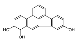 9,10-dihydro-6,9,10-trihydroxybenzo(b)fluoranthene Structure