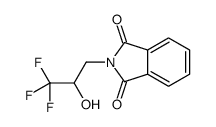 2-(3,3,3-trifluoro-2-hydroxypropyl)isoindole-1,3-dione结构式