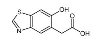 5-Benzothiazoleaceticacid,6-hydroxy-(9CI)结构式