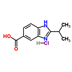 2-异丙基-1H-苯并[d]咪唑-5-羧酸盐酸盐图片