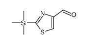 2-trimethylsilyl-1,3-thiazole-4-carbaldehyde Structure