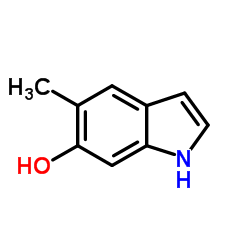 5-Methyl-1H-indol-6-ol结构式