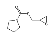 S-(thiiran-2-ylmethyl) pyrrolidine-1-carbothioate结构式