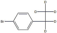 1-bromo-4-(ethyl-d5)benzene结构式