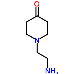 1-(2-Aminoethyl)-4-piperidinone Structure