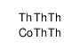 cobalt,thorium(3:7)结构式