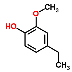 4-Ethyl-2-methoxyphenol-d5结构式