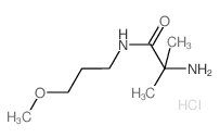 2-Amino-N-(3-methoxypropyl)-2-methylpropanamide hydrochloride Structure