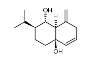 (1S,2S,4aR,8aR)-2-isopropyl-8-methylene-1,2,3,4,4a,7,8,8a-octahydronaphthalene-1,4a-diol结构式