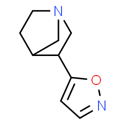 1-Azabicyclo[2.2.1]heptane,3-(5-isoxazolyl)-,exo-(9CI) picture