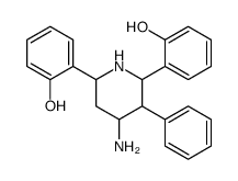 2,6-Bis(2-hydroxyphenyl)-3-phenyl-4-piperidinamine structure