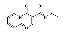 6-methyl-4-oxo-N-propylpyrido[1,2-a]pyrimidine-3-carboxamide结构式