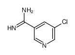 5-CHLOROPYRIDINE-3-CARBOXAMIDINE structure