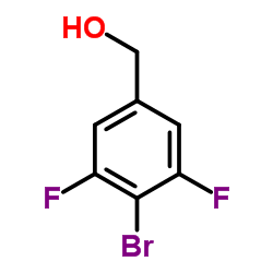 (4-Bromo-3,5-difluorophenyl)methanol结构式