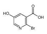 2-bromo-5-hydroxypyridine-3-carboxylic acid Structure