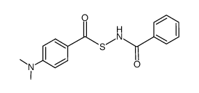 N-((4-(dimethylamino)benzoyl)thio)benzamide Structure