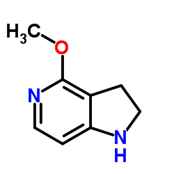 1H-Pyrrolo[3,2-c]pyridine, 2,3-dihydro-4-Methoxy- structure