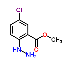 Methyl 5-chloro-2-hydrazinobenzoate structure