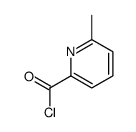 2-Pyridinecarbonyl chloride, 6-methyl- (9CI) structure