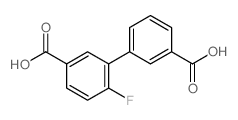 3-(5-Carboxy-2-fluorophenyl)benzoic acid Structure