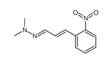 (E)-3-(2-Nitrophenyl)propenal N,N-dimethylhydrazone结构式