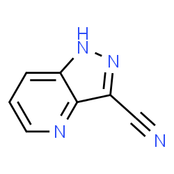 1H-Pyrazolo[4,3-b]pyridine-3-carbonitrile结构式