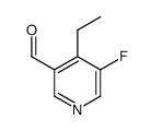 4-ethyl-5-fluoronicotinaldehyde结构式