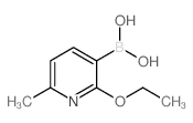 2-Ethoxy-6-methylpyridine-3-boronic acid结构式