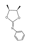 cis-2-(phenylimino)-4,5-dimethyl-1,3-dioxolane Structure
