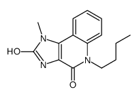 5-butyl-1-methyl-3H-imidazo[4,5-c]quinoline-2,4-dione结构式