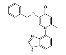1-(1H-benzimidazol-4-yl)-5-(benzyloxy)-2-methylpyridin-4(1H)-one Structure